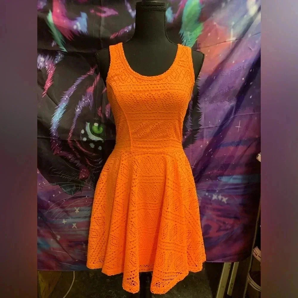 Express Orange dress